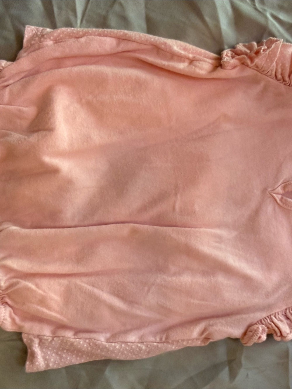 Girls Pink Shell Embroidered bubble - Picture 4 of 4